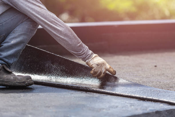 Professional Exterior Waterproofing technician working in Millersport, OH
